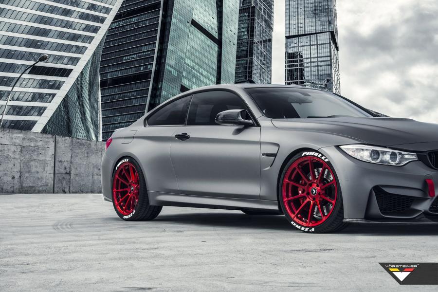  BMW M4 Coupe Frozen Gray by Vorsteiner 2016 года  (фото 3 из 5)